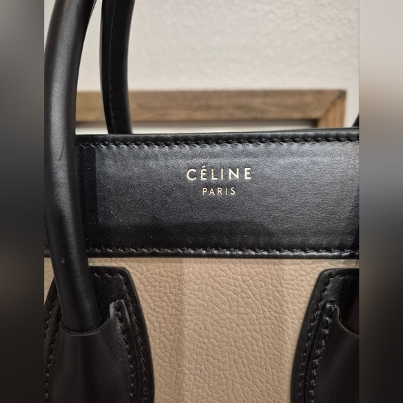 CELINE Bag, TRICOLOR LUGGAGE Shoulder Bag In Prestige Condition - Picture 4 of 13